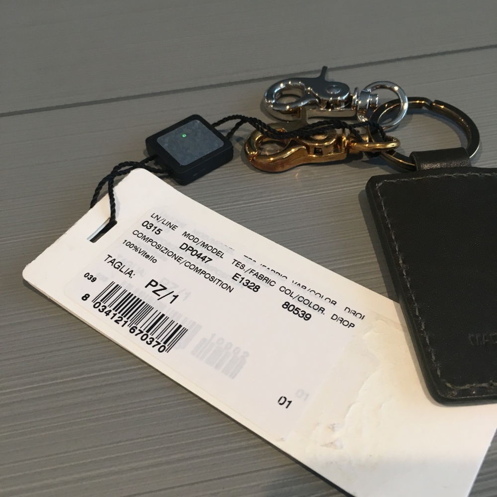 Dolce & Gabbana D&G Keychain Olive Leather & Metal - Picture 5 of 8